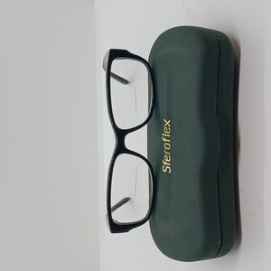 RX-ABLE UNISEX SFEROFLEX EYEGLASS FRAMES 1561 BLACK